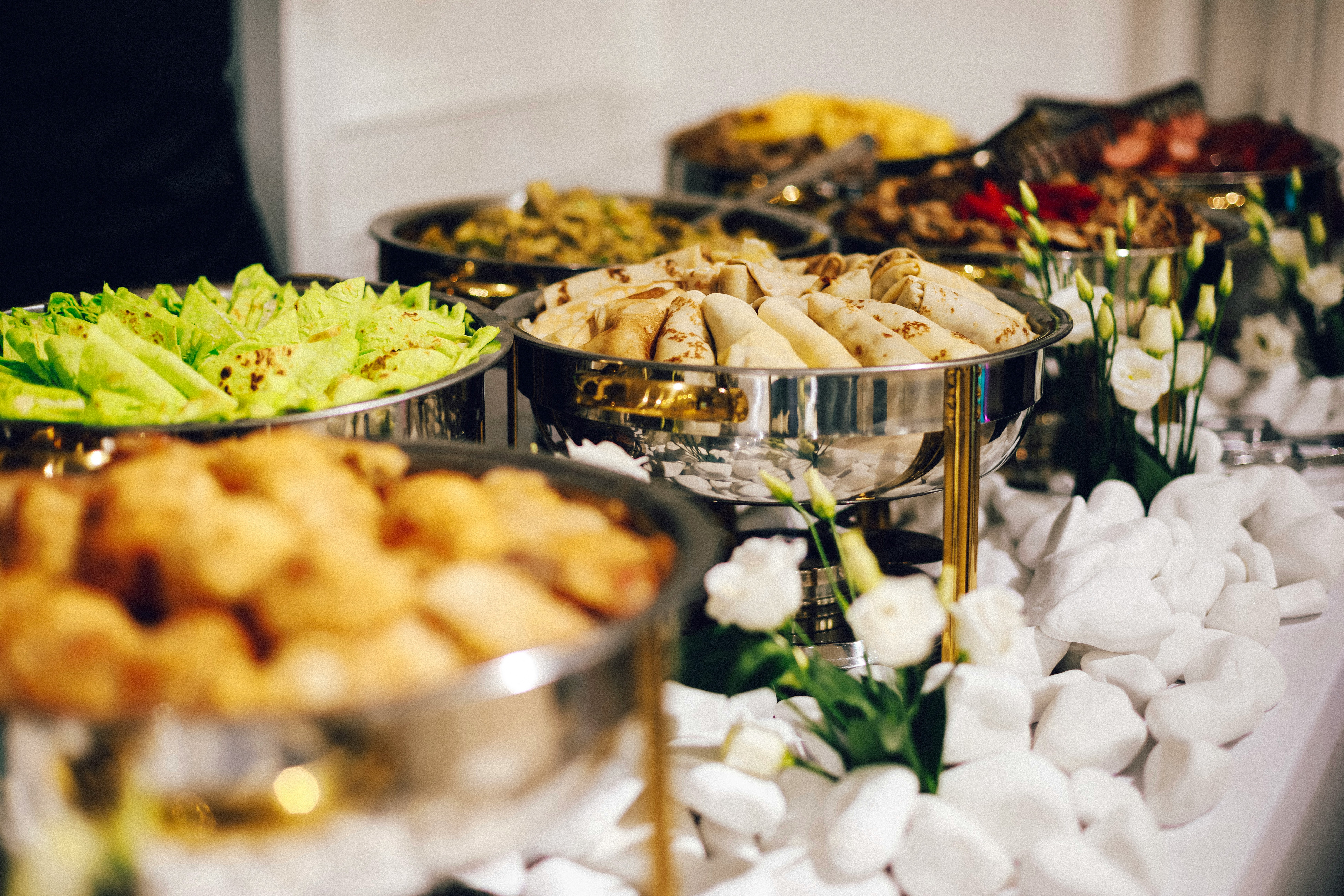 H2O Catering buffet spread